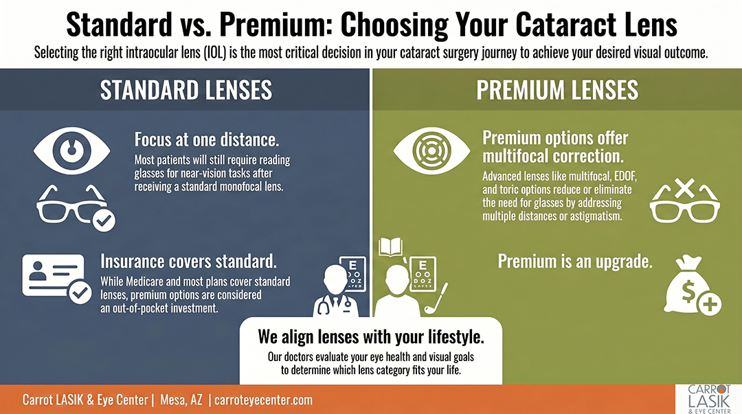 difference between cataract surgery lenses